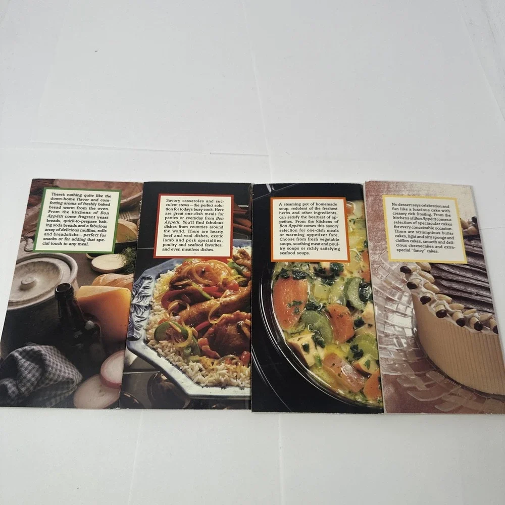 4 BON APPETIT HOMESTYLE COOKING BREADS SOUPS SUPPERS CAKES PB